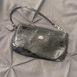 Coach Leather Wristlet